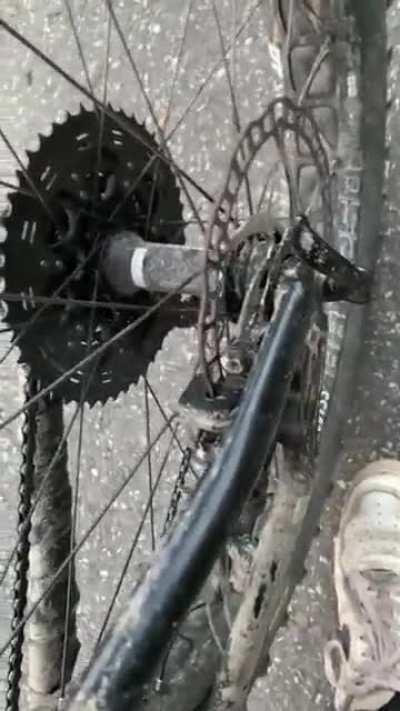 What‘s the right thing to do in this situation? I simply didn’t use the rear-brake for a couple of minutes..