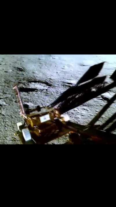 India's Chandrayaan-3 rover ramped down on the surface of Moon.