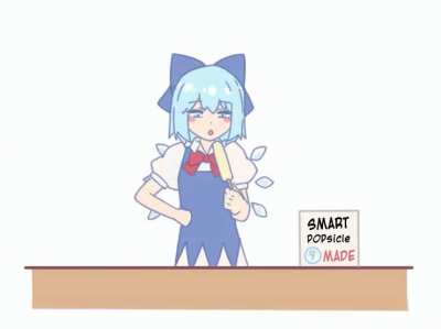 Cirno making popsicles