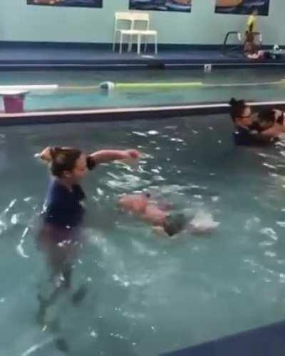 Yeeted into the pool