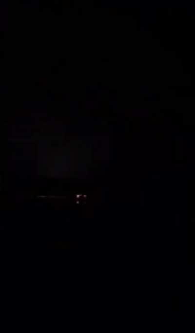 Lightning flashes reveal whats coming