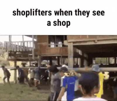 proud shoplifter
