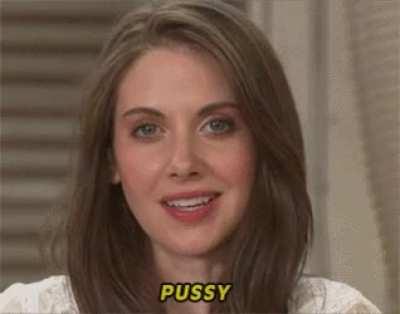 Alison Brie instructing you where she wants your load at. She's just asking to be bred.