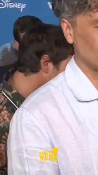 Right in front of the interviewer