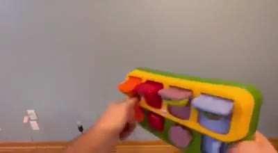 Like to take stuff and pretend that is weapon