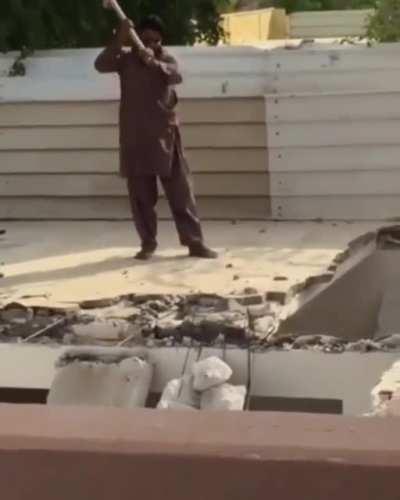 Is it still funny when a real person does cartoon stuff?