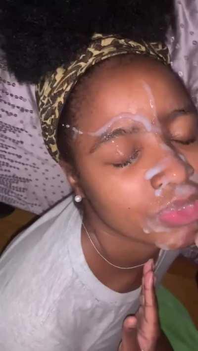 She think she cute with it