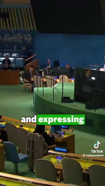 U.S. Ambassador to the United Nations Mike Waltz was called out during his speech by a Cuban representative