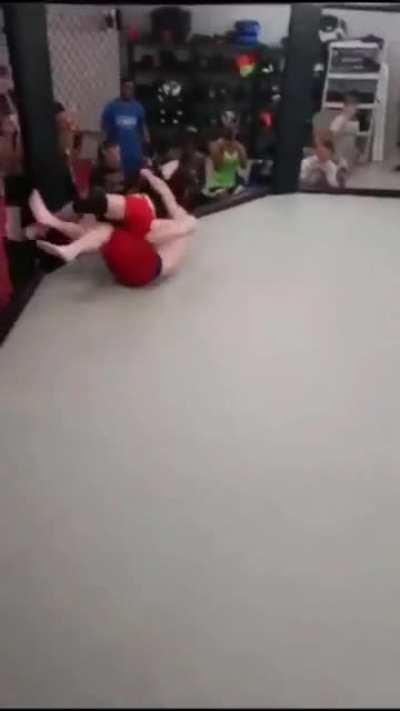 Mma fighter gets challenged