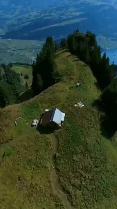 On a bright sunny day 