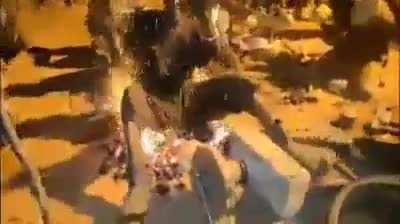 The man is all fired up