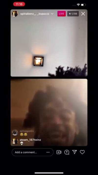 Spinabenz 🌪 (1200) tryna fye kspazz (ku) for stuttering 😂😂