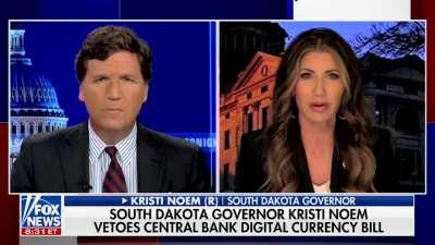 South Dakota Governor Kristi Noem vetoes bill that attempts to redefine money to effectively ban Bitcoin and pave the way for authoritarian CBDC. More than 20 other US states are facing the same legislation.