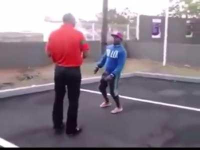 To beat up on the little guy