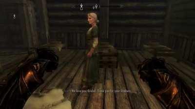 A bit redundant, but at least I didn't steal her sweet roll like some of you savages.