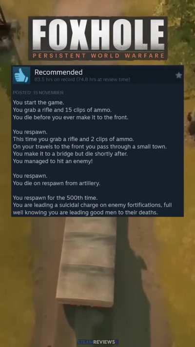 The best AND the most accurate Steam review