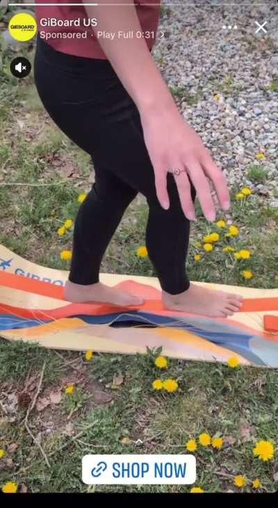 I’d balance for those toes…