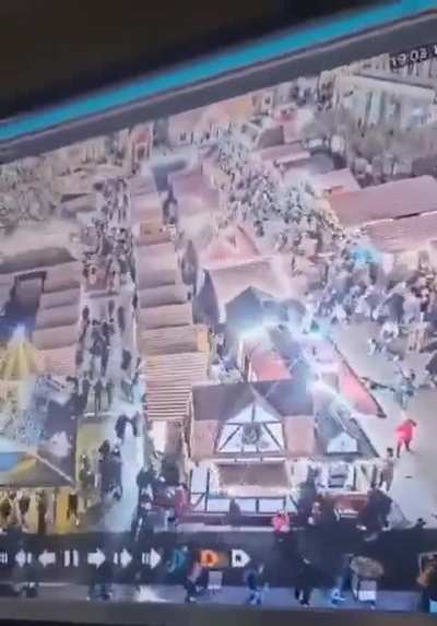 New video shows car-ramming attack at Christmas market in Magdeburg, Germany. 