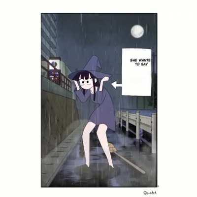 Komi says Happy Halloween!! (almost...)