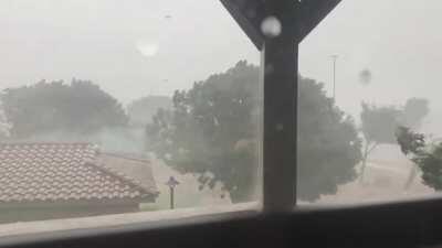 When it rains... Gilbert around 5pm, Sept 8th