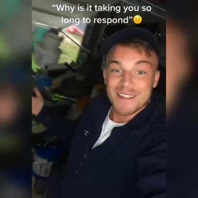 When Grindr guys get impatient