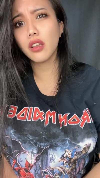 what did you say...you want to see my fuckdoll tits? ok