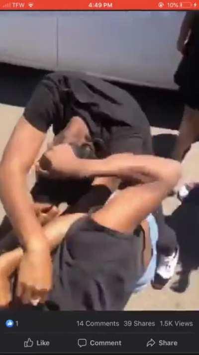 middle of the street