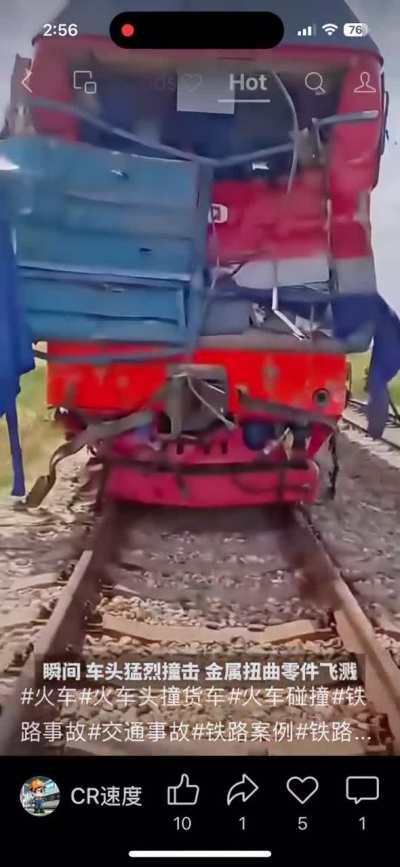 Bitch another day, another smashed train