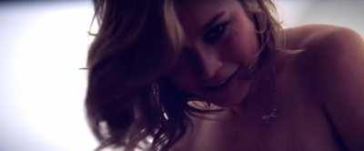 Brie Larson's Intense Riding. Fuck, What a Sensual Back she Has. Love her Nice Smile at the End.