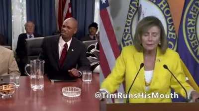 Pelosi being asked if her husband ever insider traded today was literally the same thing as this classic Chappelle sketch...