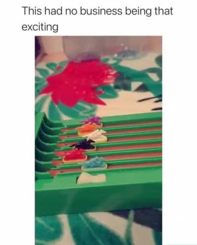 I'd have to quit my job and just go around to the bars having drunks place bets.