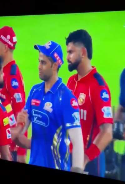 Iyer was still mad at Shashank for that effort in running which resulted in wicket