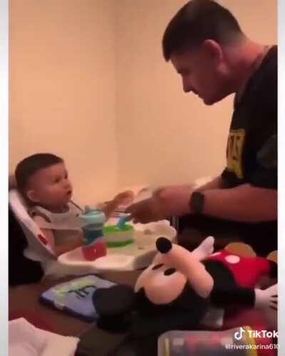 Baby doesn't want to eat its food