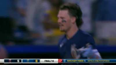 [Highlight] [Highlight] Bobby Witt Jr. and the Royals walk-off the Twins with a grand slam.