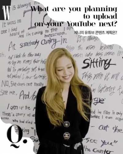 220620 Jennie for W Korea | Q&A with Jennie