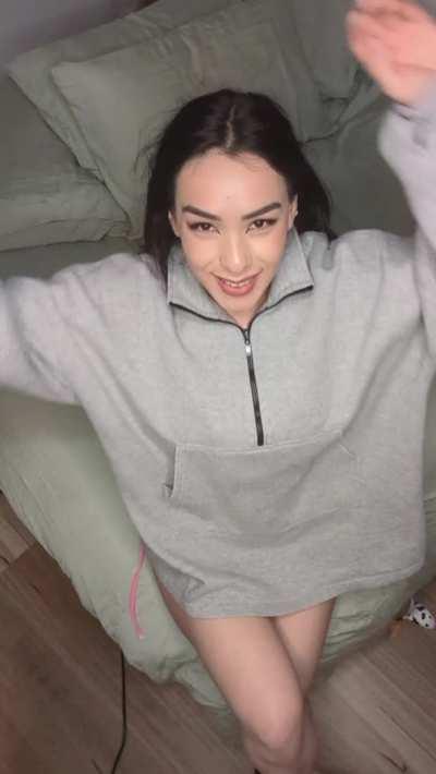 so close to hitting myself in the face this time