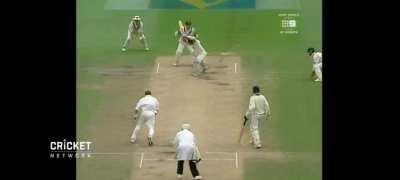 Am I tripping or did Warnie just SWING the ball here? 