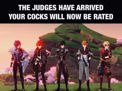 Watch as they idly judge you 😏 oh 😳 Childe seems proud 🤩 🥵 😅