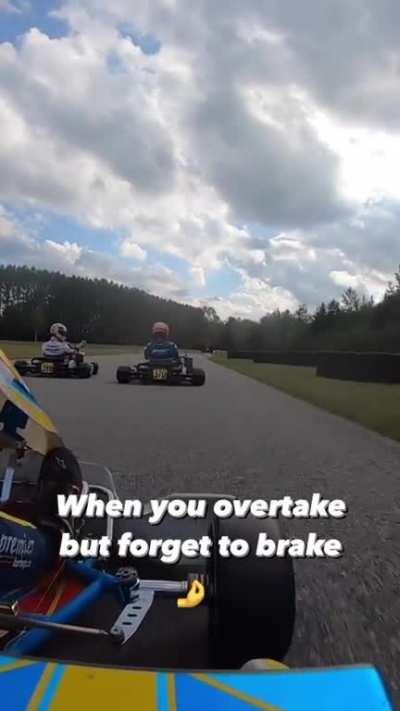 to overtake and lead the race