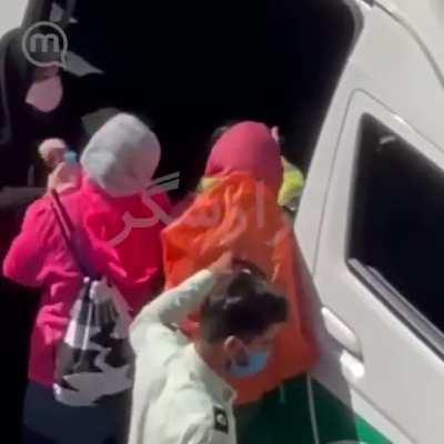 The Morality Police in Iran aggressively arrests young woman for not wearing hijab properly