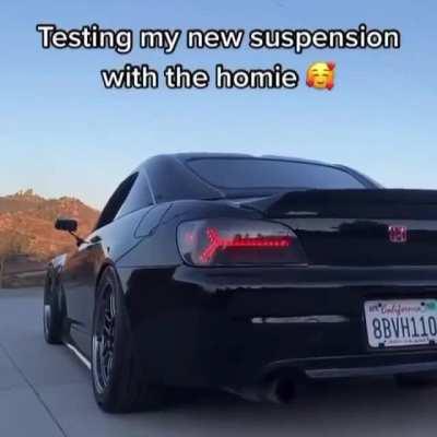 Testing new suspension