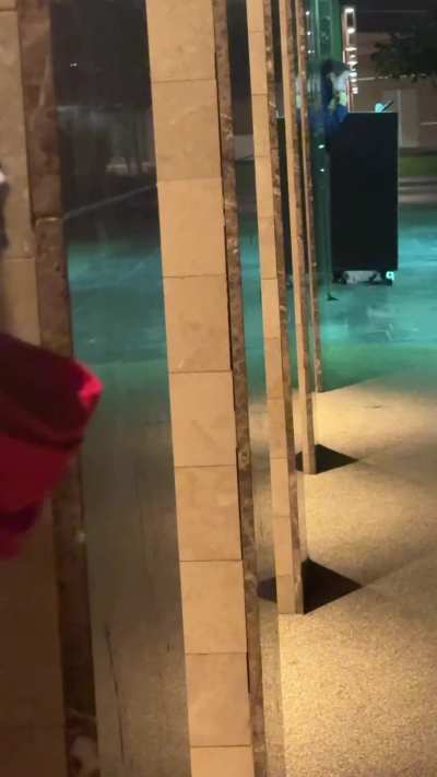 Dared to stand outside my hotel with my tits out, so I did it for several minutes [f]