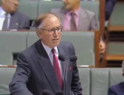 Part one of John Howard speaking for Peter Reith’s censure motion against Paul Keating over Keating’s conduct, 20 September 1990