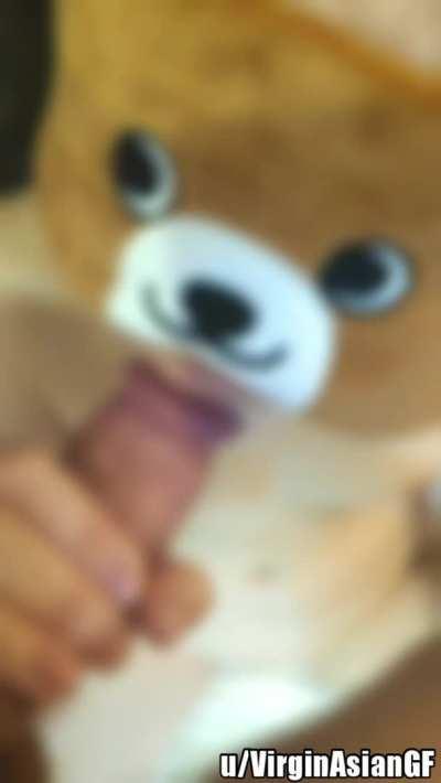 I love making him cum directly into my wet little mouth...