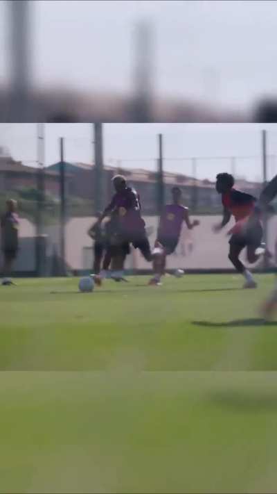 Lamine unstoppable even in training