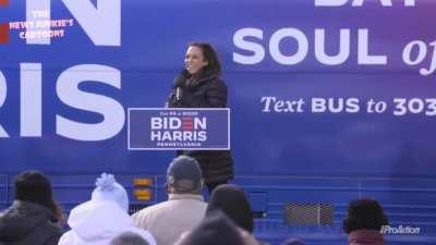Kamala Harris cackles in Pennsylvania
