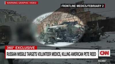 CNN Report: Video shows volunteer medics targeted by Russian missile
