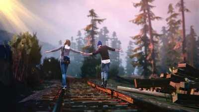 [No Spoilers] Walking On The Train Tracks - Life Is Strange - PriceField - Animated Wallpaper