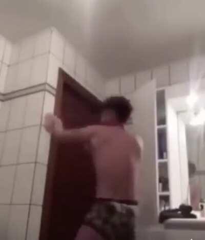 Jake training for boxing 🤣