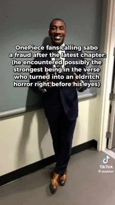 He’s not a fraud, but is on fraud watch slightly 